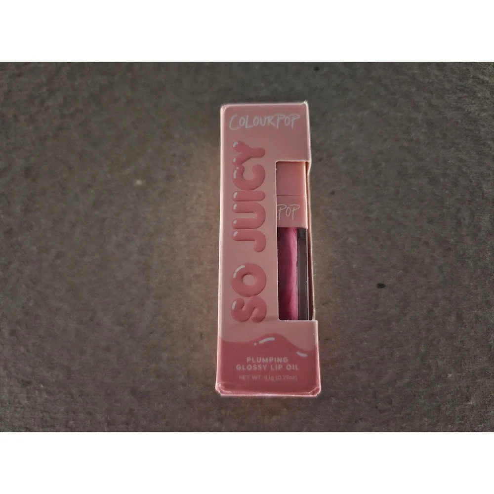 ColourPop So Juicy Plumping Glossy Lip Oil Trending Now Pink Cruelty Free 8.1g